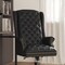 Flash Furniture Executive Chair Black High Back Exec Chair, Fixed Arms, 20" to 23" Height, Metal, Black CI-360-BK-GG - alternate 5